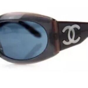 CHANEL Plum Blue Sunglasses
